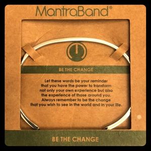 MantraBand bracelet BE THE CHANGE